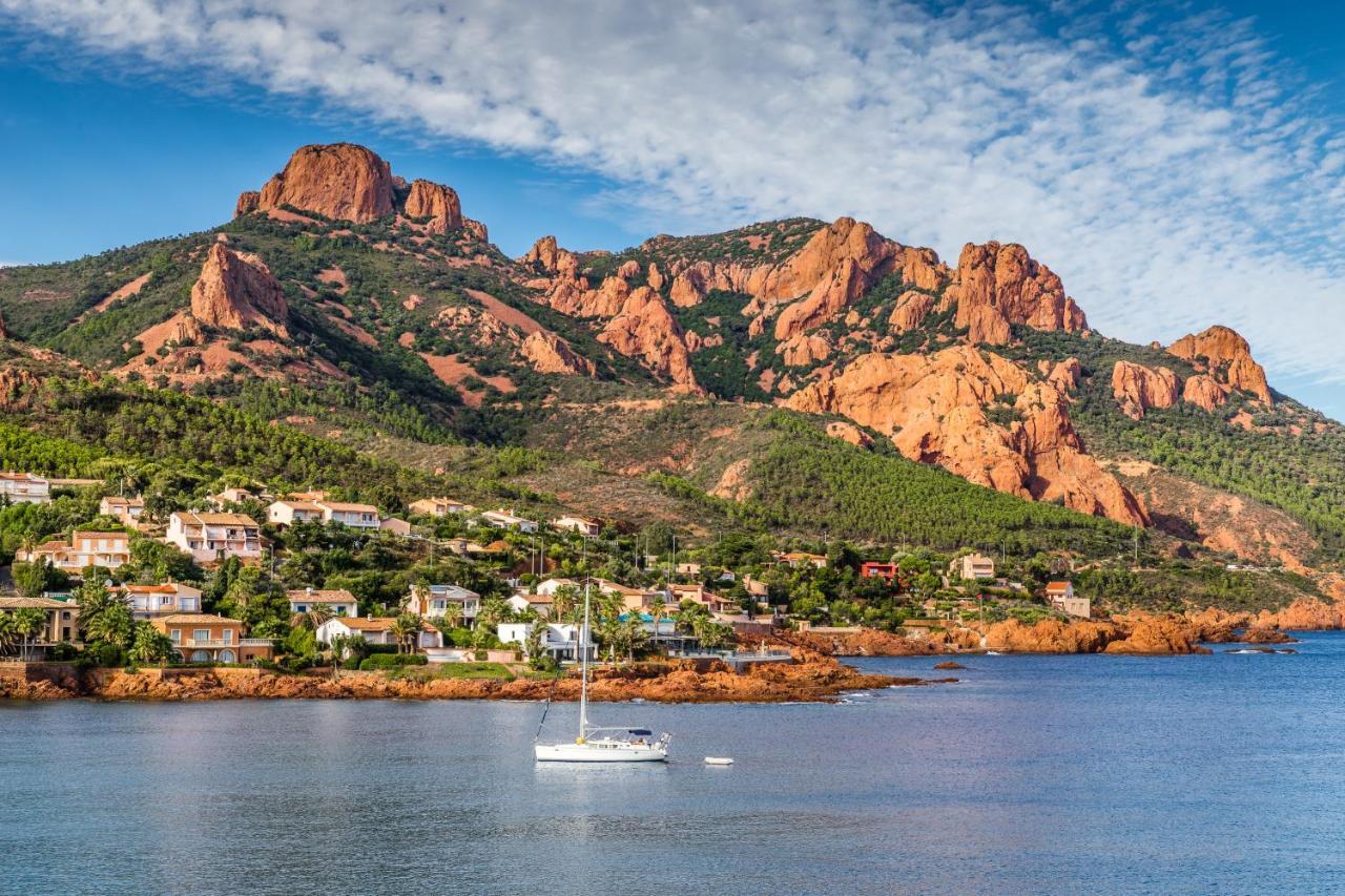 Agay Cap Esterel Le Hameau F2 Clim Plein Sud Dernier Etage Magnifique Vue Mer Saint-Raphaël Kültér fotó