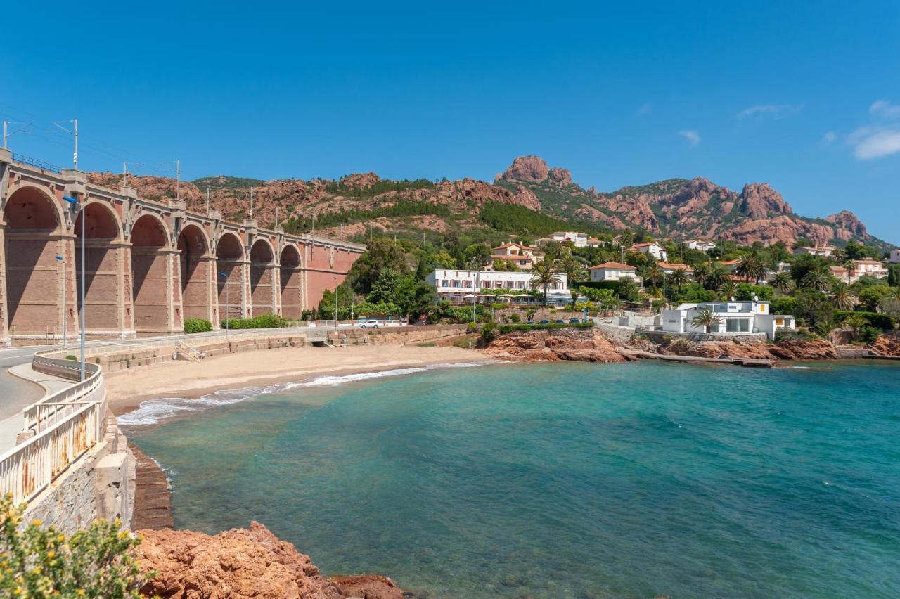Agay Cap Esterel Le Hameau F2 Clim Plein Sud Dernier Etage Magnifique Vue Mer Saint-Raphaël Kültér fotó