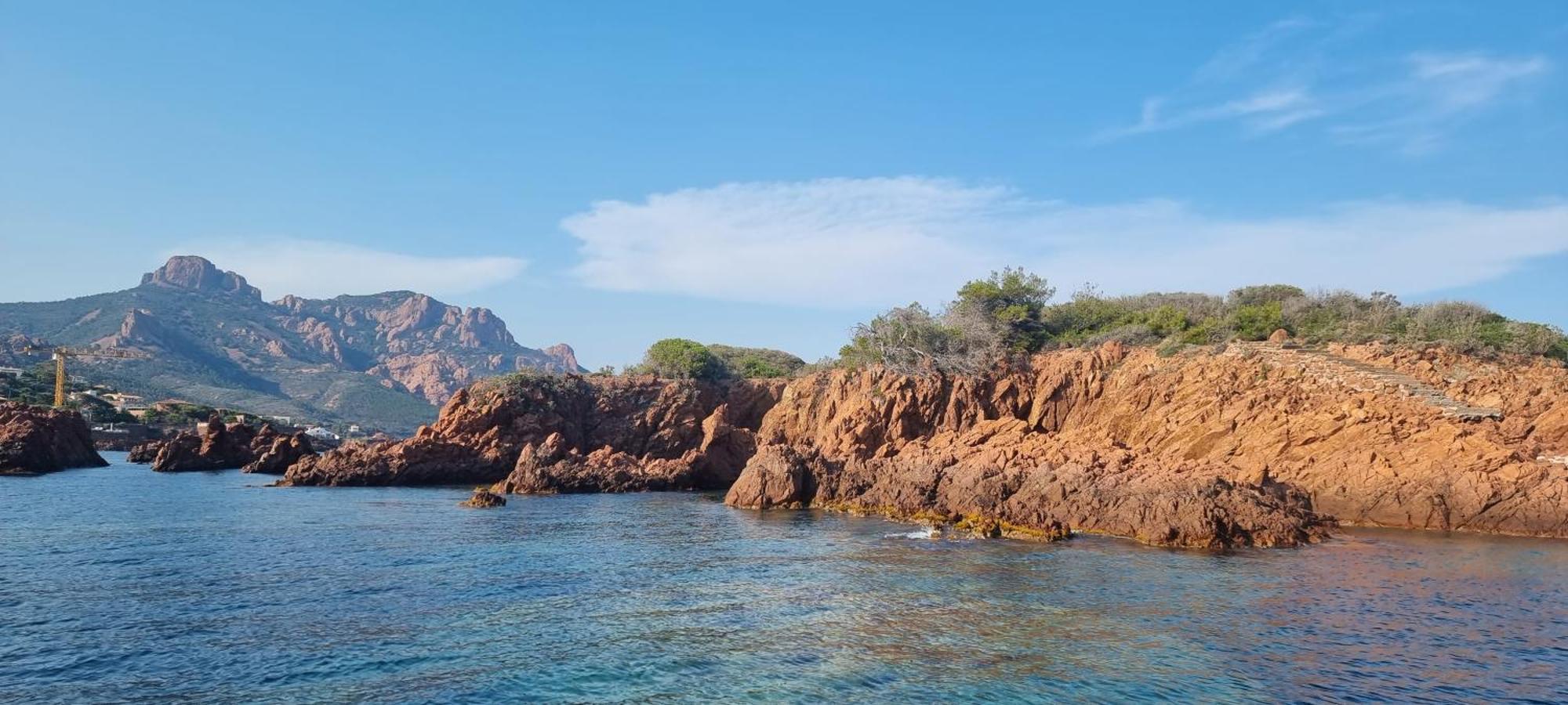 Agay Cap Esterel Le Hameau F2 Clim Plein Sud Dernier Etage Magnifique Vue Mer Saint-Raphaël Kültér fotó